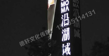 南中環(huán)當(dāng)代沿湖城地產(chǎn)標識,精神堡壘